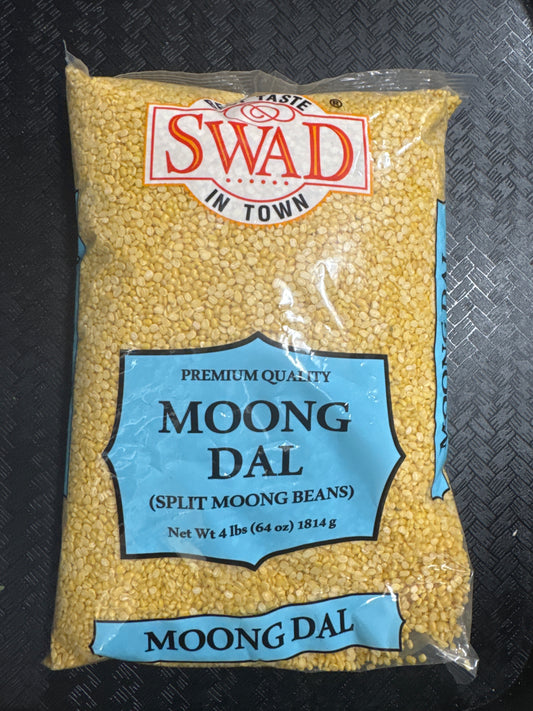 Swad Pulses Moong Dal (Split) 4lb / 64oz / 1814g