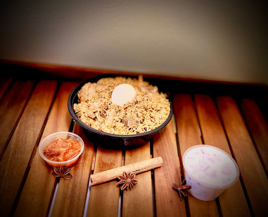 Banglore Style Chicken Donne Biryani with egg