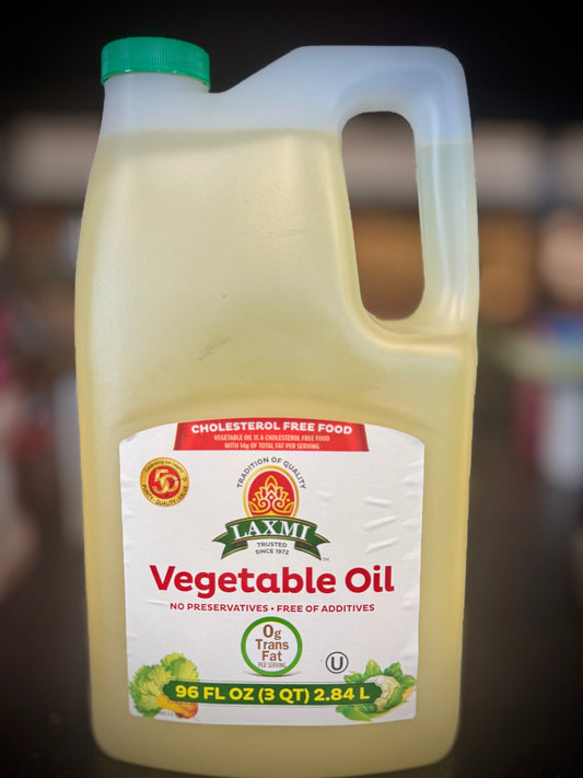 Laxmi Oil Vegetable Oil 96Floz / 3qt / 2.84l