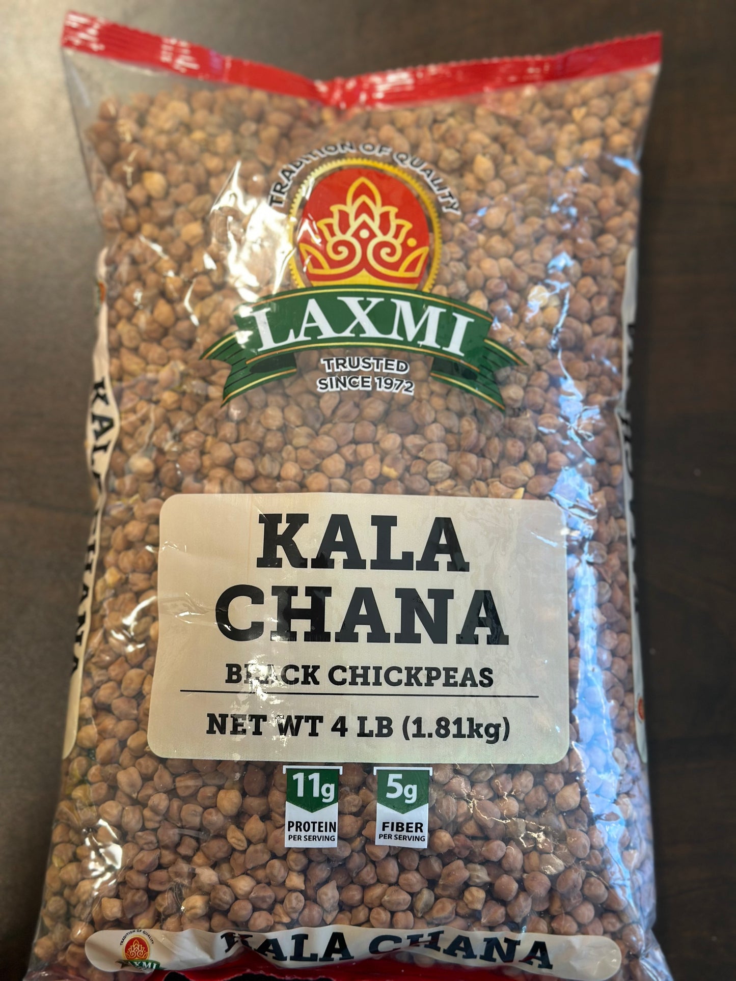 Laxmi Pulses Kala Chana 4lb / 1.81kg