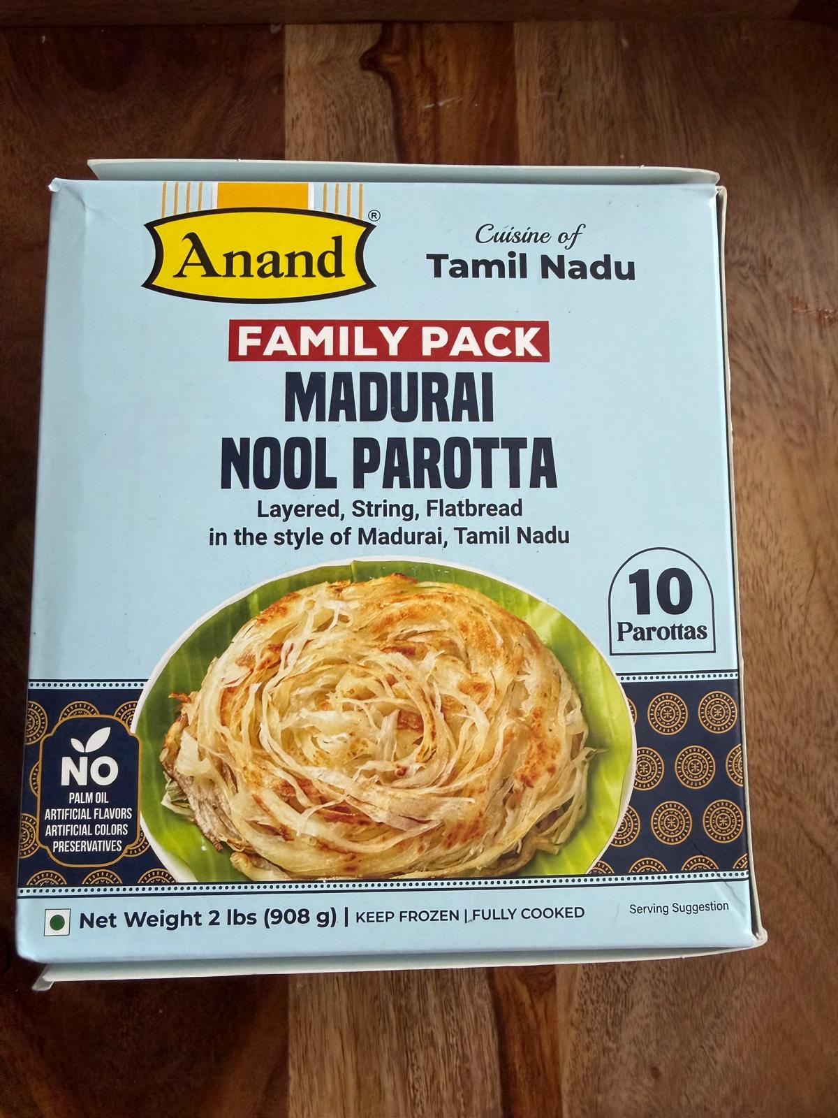 Anand Tamil Nadu Frozen Madurai Nool Porotta 2 lb